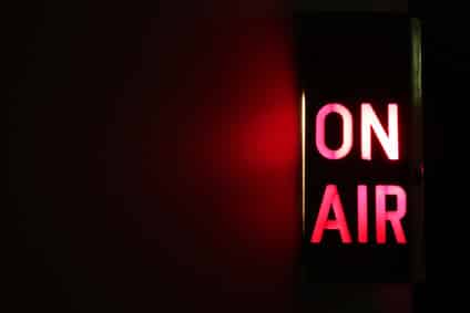 On Air Sign Horizontal