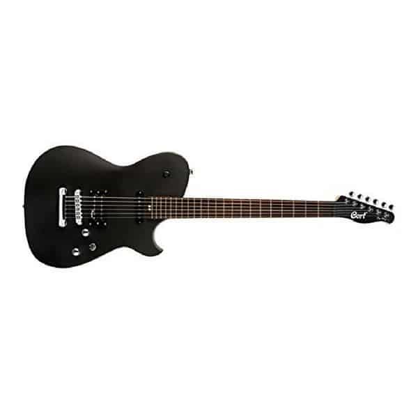Guitare électrique noire mate Cort MBC-1 signée Matthew Bellamy