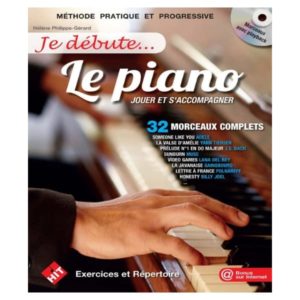 Couverture de la méthode de piano "Je débute le piano"