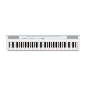 Yamaha P-125a Blanc – Piano Numérique avec 88 touches lestées – Compact, transportable et élégant